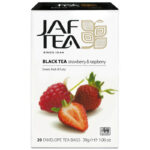 Чай чорний Полуниця & Малина Jaf Tea Strawberry & Rasbery пакетований 20п*1,5г