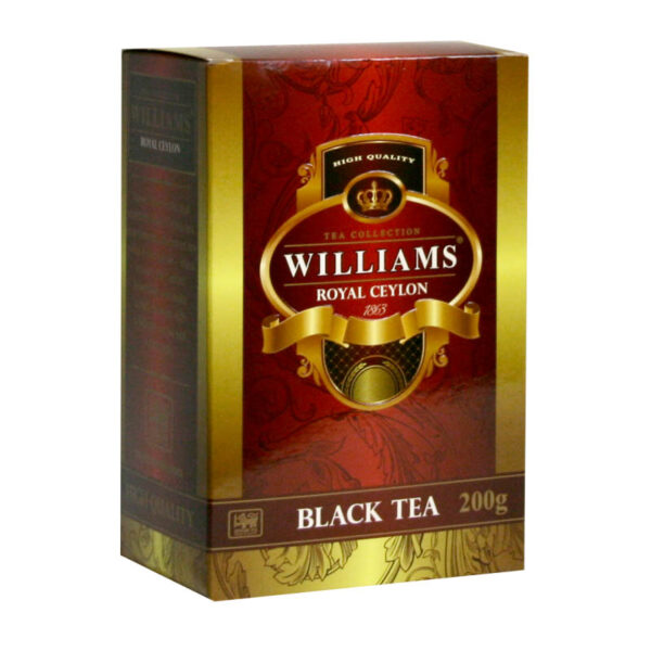 Чай WILLIAMS Royal Ceylon Pekoe черный "Королевский Цейлон" 200г